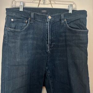 Citizens Of Humanity Men's Dark Blue Straight Jeans - London Tapered Slim